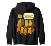 Funny Cats Anonymous Han pasado tres días Humor Sudadera con Capucha