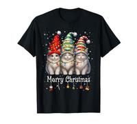 Funny Cats Christmas GNOME Family Matching Holiday Outfit Camiseta