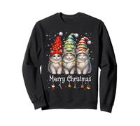 Funny Cats Christmas GNOME Family Matching Holiday Outfit Sudadera