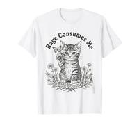 Funny Cats Rage Consumes Me Lindo Adorable Gatito Camiseta