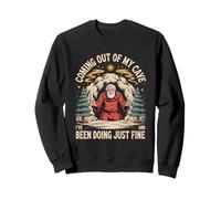 Funny Cave Man Sarcástico Dicho Salir Bien Sudadera