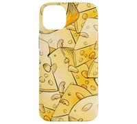 Funny Cheese Pattern for Food Lovers and Cheese Addicts Carcasa para iPhone 14 Plus