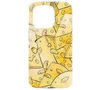 Funny Cheese Pattern for Food Lovers and Cheese Addicts Carcasa para iPhone 15 Pro