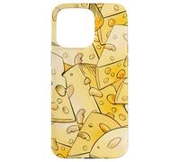 Funny Cheese Pattern for Food Lovers and Cheese Addicts Carcasa para iPhone 15 Pro MAX