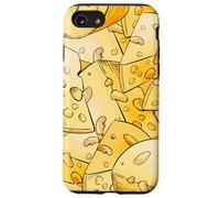 Funny Cheese Pattern for Food Lovers and Cheese Addicts Carcasa para iPhone SE (2020) / 7/8