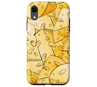 Funny Cheese Pattern for Food Lovers and Cheese Addicts Carcasa para iPhone XR