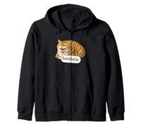 Funny Cheesy Cat Smile Meme Silly Weird Chubby Cat Face Sudadera con Capucha