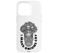 Funny Chef I Make Onions Cry Tribal Cook Head Totem Cooking Carcasa para iPhone 15 Pro MAX