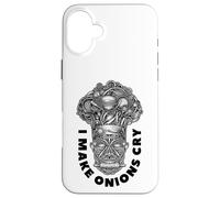Funny Chef I Make Onions Cry Tribal Cook Head Totem Cooking Carcasa para iPhone 16 Plus