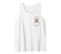 Funny Chef Pocket Pal Cute Chef Cocina Culinaria Camiseta sin Mangas