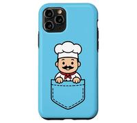 Funny Chef Pocket Pal Cute Chef Cocina Culinaria Carcasa para iPhone 11 Pro