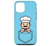 Funny Chef Pocket Pal Cute Chef Cocina Culinaria Carcasa para iPhone 12/12 Pro