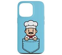 Funny Chef Pocket Pal Cute Chef Cocina Culinaria Carcasa para iPhone 13 Pro
