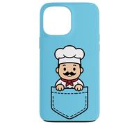 Funny Chef Pocket Pal Cute Chef Cocina Culinaria Carcasa para iPhone 13 Pro Max