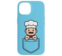 Funny Chef Pocket Pal Cute Chef Cocina Culinaria Carcasa para iPhone 14