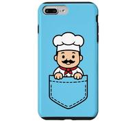 Funny Chef Pocket Pal Cute Chef Cocina Culinaria Carcasa para iPhone 7 Plus/8 Plus