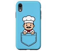 Funny Chef Pocket Pal Cute Chef Cocina Culinaria Carcasa para iPhone XR