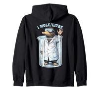 Funny Chemistry - Ciencia de Laboratorio químico de un Lunar por litro Sudadera con Capucha