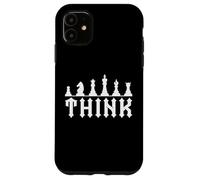 Funny Chess Pieces Chess Lover & Player Gifts Think Carcasa para iPhone 11