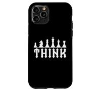 Funny Chess Pieces Chess Lover & Player Gifts Think Carcasa para iPhone 11 Pro