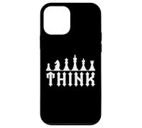 Funny Chess Pieces Chess Lover & Player Gifts Think Carcasa para iPhone 12 Mini