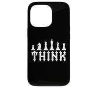 Funny Chess Pieces Chess Lover & Player Gifts Think Carcasa para iPhone 13 Pro