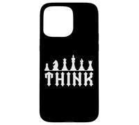 Funny Chess Pieces Chess Lover & Player Gifts Think Carcasa para iPhone 15 Pro MAX