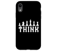 Funny Chess Pieces Chess Lover & Player Gifts Think Carcasa para iPhone XR