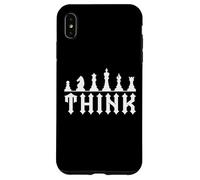 Funny Chess Pieces Chess Lover & Player Gifts Think Carcasa para iPhone XS MAX
