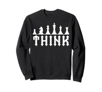 Funny Chess Pieces Chess Lover & Player Gifts Think Sudadera