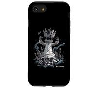 Funny Chess Queen Player Master Kaiju Monster Japonés Carcasa para iPhone SE (2020) / 7 / 8