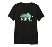 Funny Chibi Kawaii Kids Nap Sleep Nope Dragon Lover Camiseta Premium