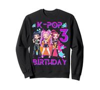 Funny Chibi KPOP Girl It's My 3rd Birthday Sudadera