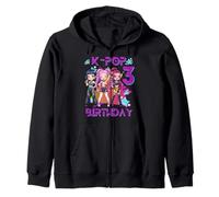 Funny Chibi KPOP Girl It's My 3rd Birthday Sudadera con Capucha