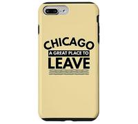 Funny Chicago Un Gran Lugar para Salir, Regalo sarcástico de Chicago Carcasa para iPhone 7 Plus/8 Plus