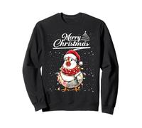 Funny Chicken Christmas Lights Farm Animal Cute Xmas Holiday Sudadera