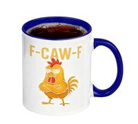 Funny Chicken Coffee Mug 350ml - Novelty Ceramic Animal Cup For Men & Women, Cute Desk Decor Mug For Home, Office, School, Dorm, Hot & Cold Drinks, Birthday Gift