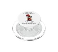 Funny Chicken Deja de Preguntar por qué los Pollos Locos - Pollitos PopSockets PopGrip para MagSafe