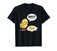 Funny Chicken & Egg Bro Is That You Dark Humor Gráfico Camiseta