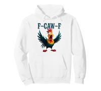 Funny Chicken F-Caw-F Qué El Heli Gallo Humor Meme Sudadera con Capucha