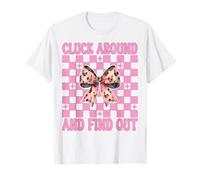 Funny Chicken Farm Chicken Girl Cluck Alrededor Y Descubrir Camiseta