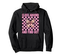 Funny Chicken Farm Chicken Girl Cluck Alrededor Y Descubrir Sudadera con Capucha