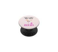 Funny Chicken Mom Just a Girl Who Loves Peckers Chicken Mama PopSockets PopGrip Adhesivo