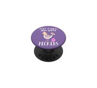 Funny Chicken Mom Just a Girl Who Loves Peckers Chicken Mama PopSockets PopGrip Adhesivo