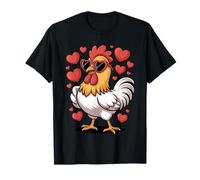 Funny Chicken Valentine Cute Love Humor Camiseta