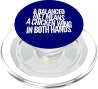 Funny Chicken Wing Food Lover Foodie Comer Amor Humor PopSockets PopGrip para MagSafe