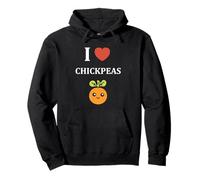 Funny chickpea food minimalist simple i love chickpeas Sudadera con Capucha