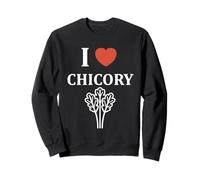 Funny chicory minimalist vegetable simple i love chicory Sudadera