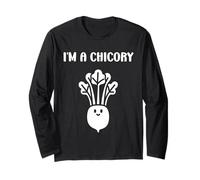 Funny chicory minimalist vegetable simple i'm a chicory Manga Larga