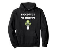 Funny chicory minimalist vegetable simple therapy chicory Sudadera con Capucha